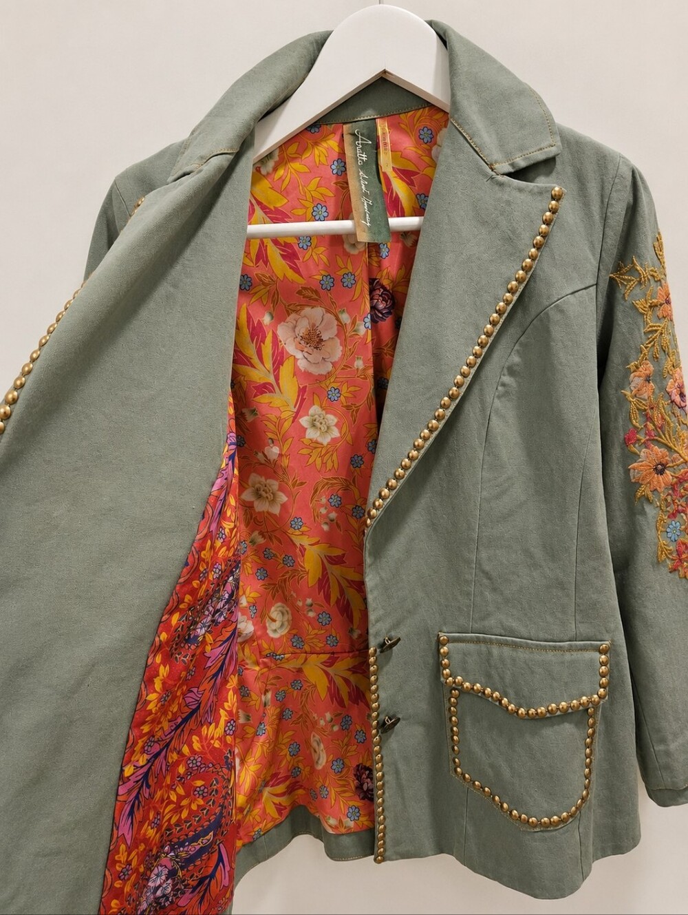 Aratta Women's Embellished Blazer – Size Large - Picture 5 of 7